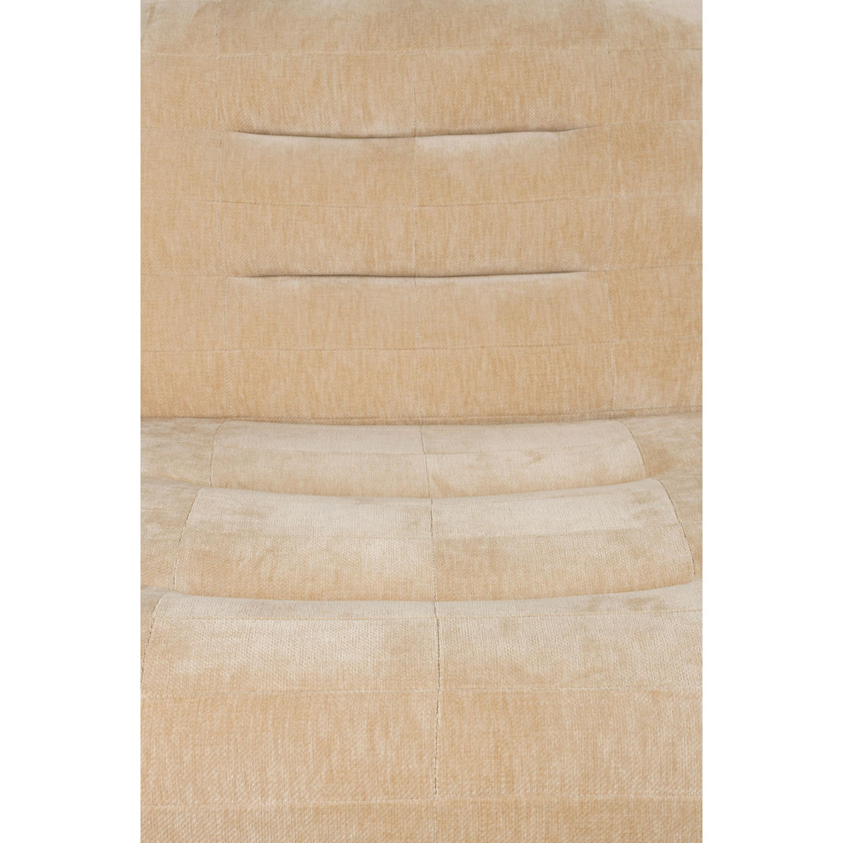 SESSEL Wyatt Samt Beige - Beige, Kunststoff (87/70.5/101cm) - Dutchbone