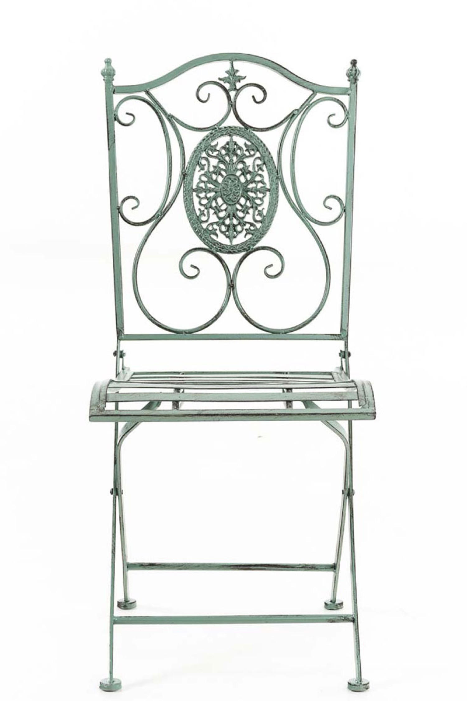GARTENSTUHL Sidan antik-grün - Grün, Metall (42/49/91.5cm) - TPFGarden