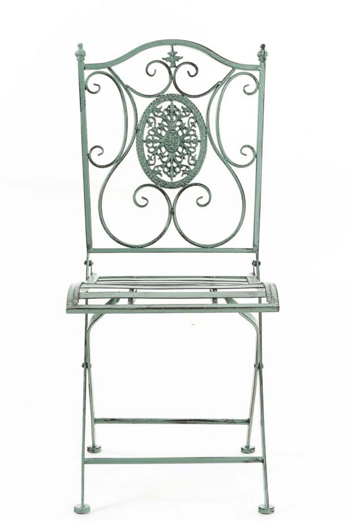 GARTENSTUHL Sidan antik-grün - Grün, Metall (42/49/91.5cm) - TPFGarden