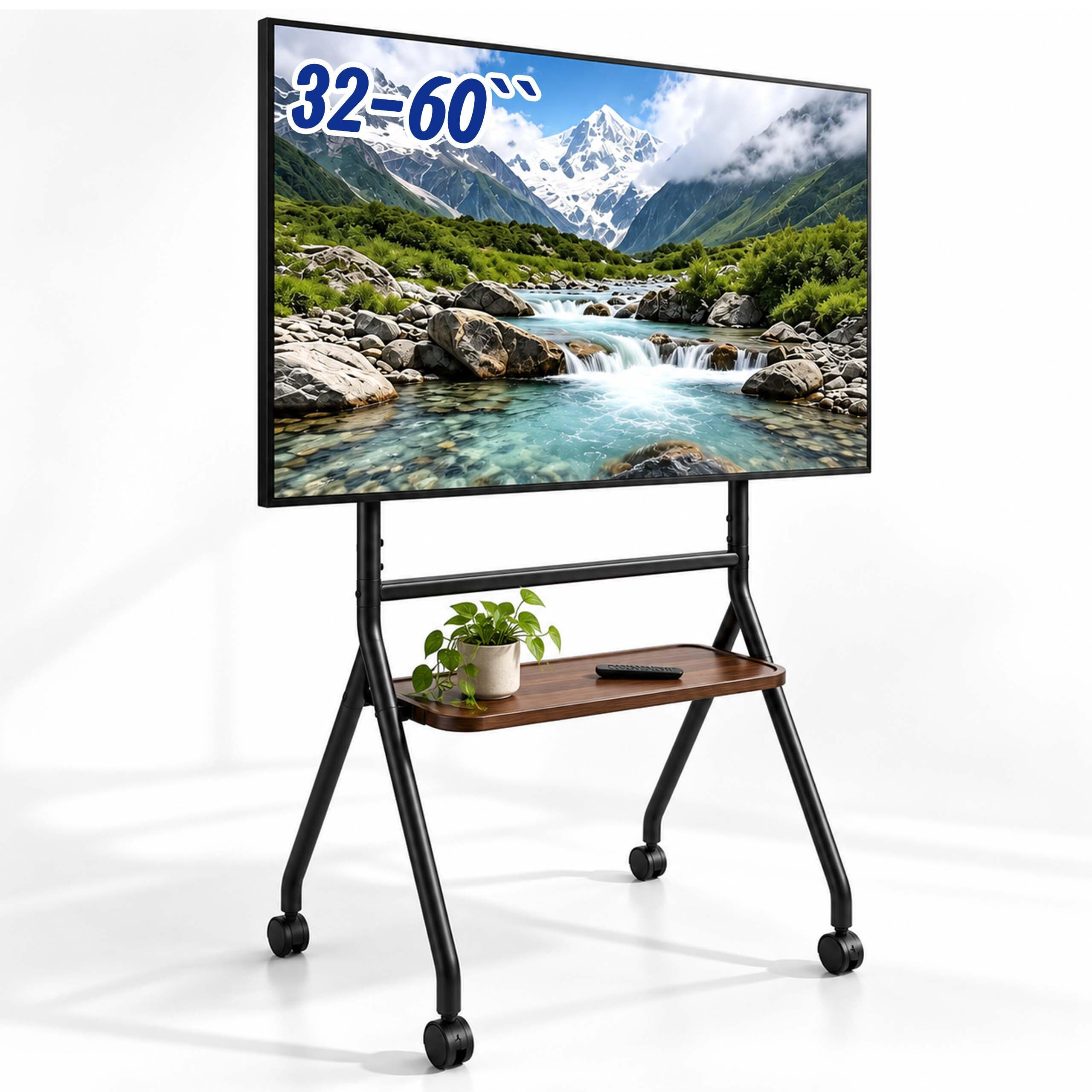 Relaxdays Tv-Ständer Dunkelbraun 72x163x62 cm