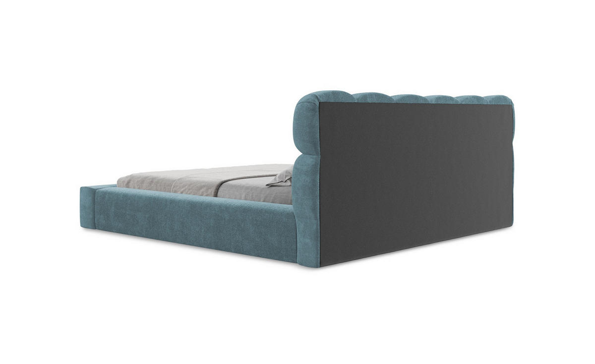 ECKSOFA Links Samt Stoff Rot - Bordeaux/Beige, Kunststoff/Textil (167/224cm) - Makamii