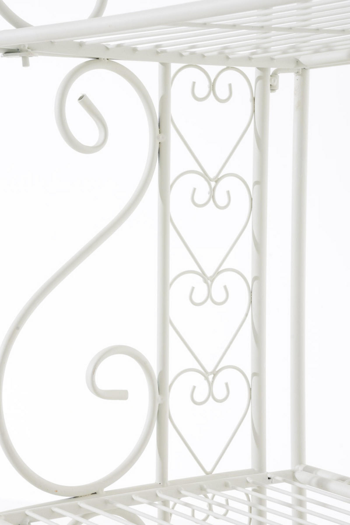 STANDREGAL Anton weiß - Weiß, Metall (61/153/33cm) - TPFGarden