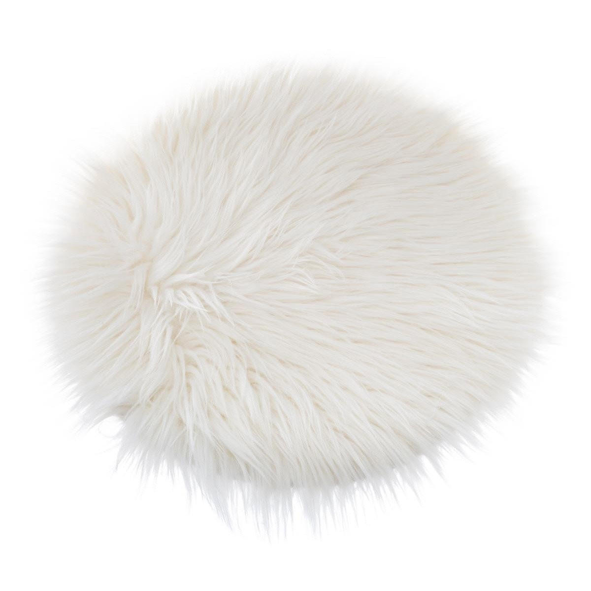 ZIERKISSEN Ø 32 cm - Weiß, Textil (32/2cm) - Atmosphera Createur d´interieur