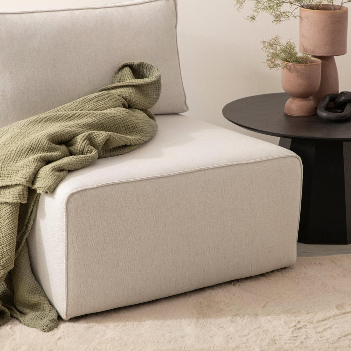 SOFA MODULARES Owen Beige 80 cm x 78 cm - Beige, Textil (80/78/103cm) - Klast Home