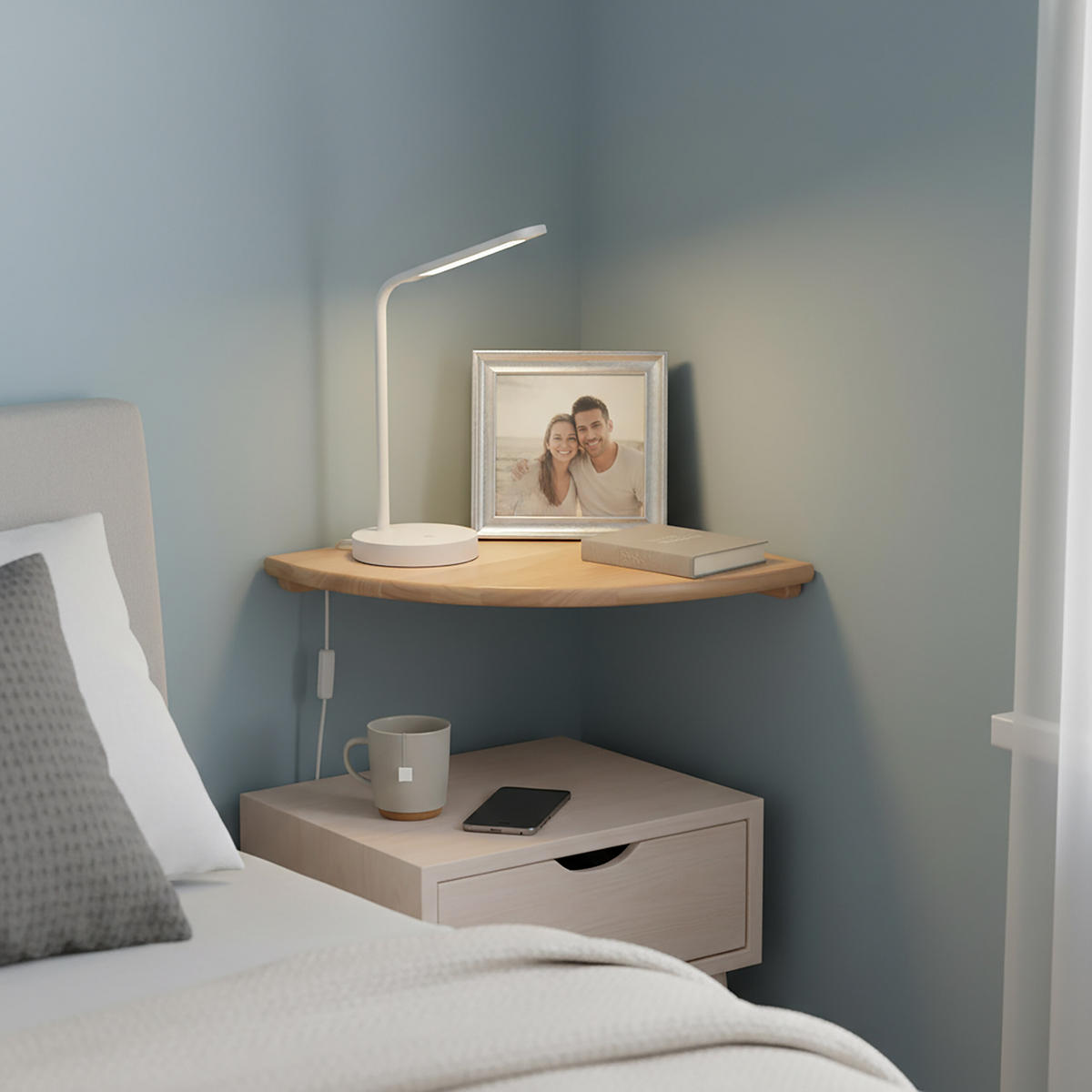 ROHOVÁ pol. - svetlohnedá, drevo (40/3/40cm) - Relaxdays