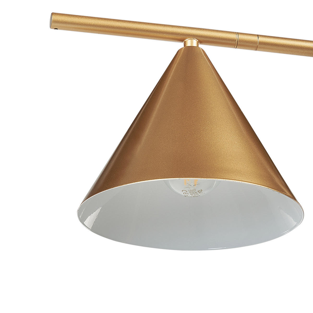 TISCHLAMPE Mocal 20/26/65 cm - Goldfarben, Metall (20/26/65cm) - Beliani