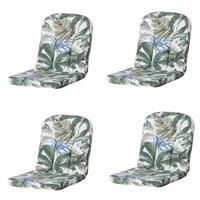 GARTENSTUHLKISSEN Bliss 94/48 cm 4er-Set - Blau, Textil (48/5/94cm) - Madison