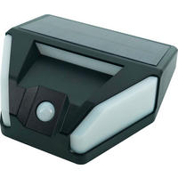 LED-WANDLEUCHTE Solar Außenbereich Dämmerungssensor 45 Auslösungen Nachtlicht - Schwarz, Kunststoff (16/16/5.2cm) - Northpoint