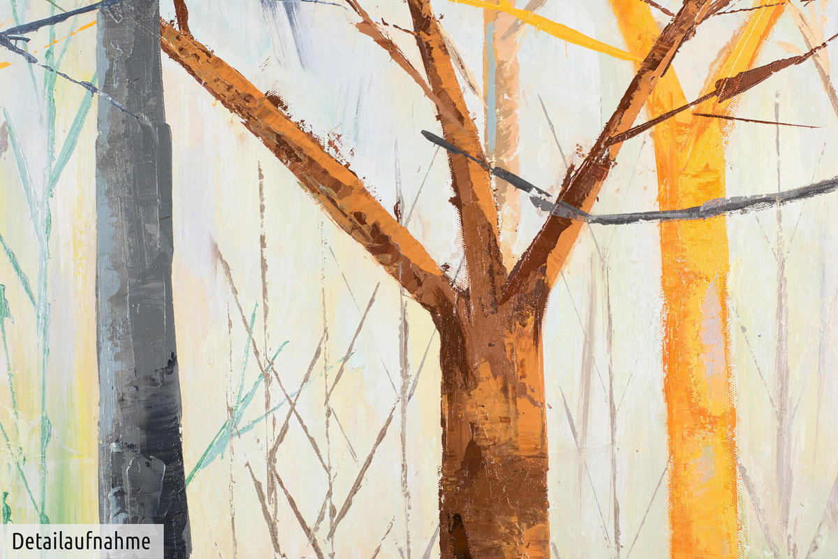 ÖLGEMÄLDE 140/70 cm - Multicolor/Grün, Holz/Textil (2.2/70cm) - KUNSTLOFT