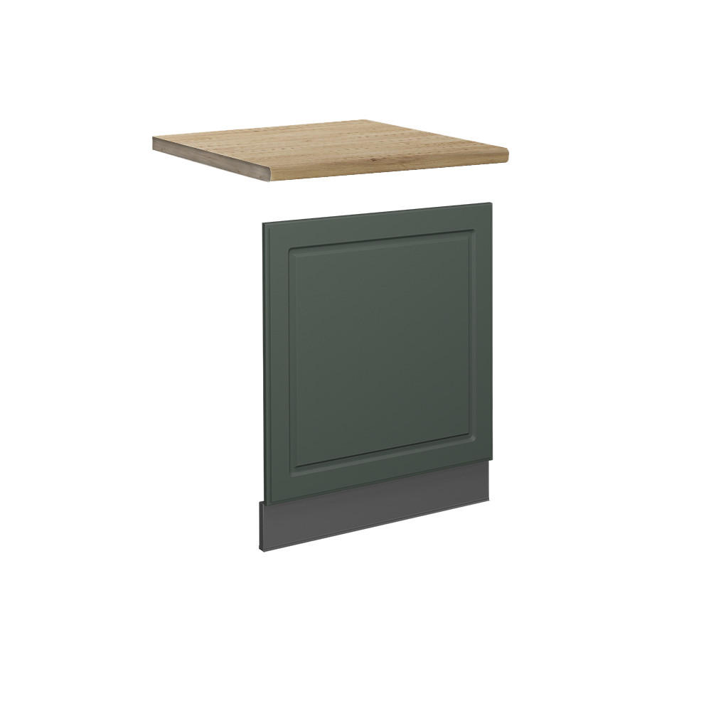 FRONTPANEL Fame-Line Gr&ouml;nt och guld lanthus 60 cm , AP Oak Gr&ouml;n, Antracit 67.4/60/60 cm