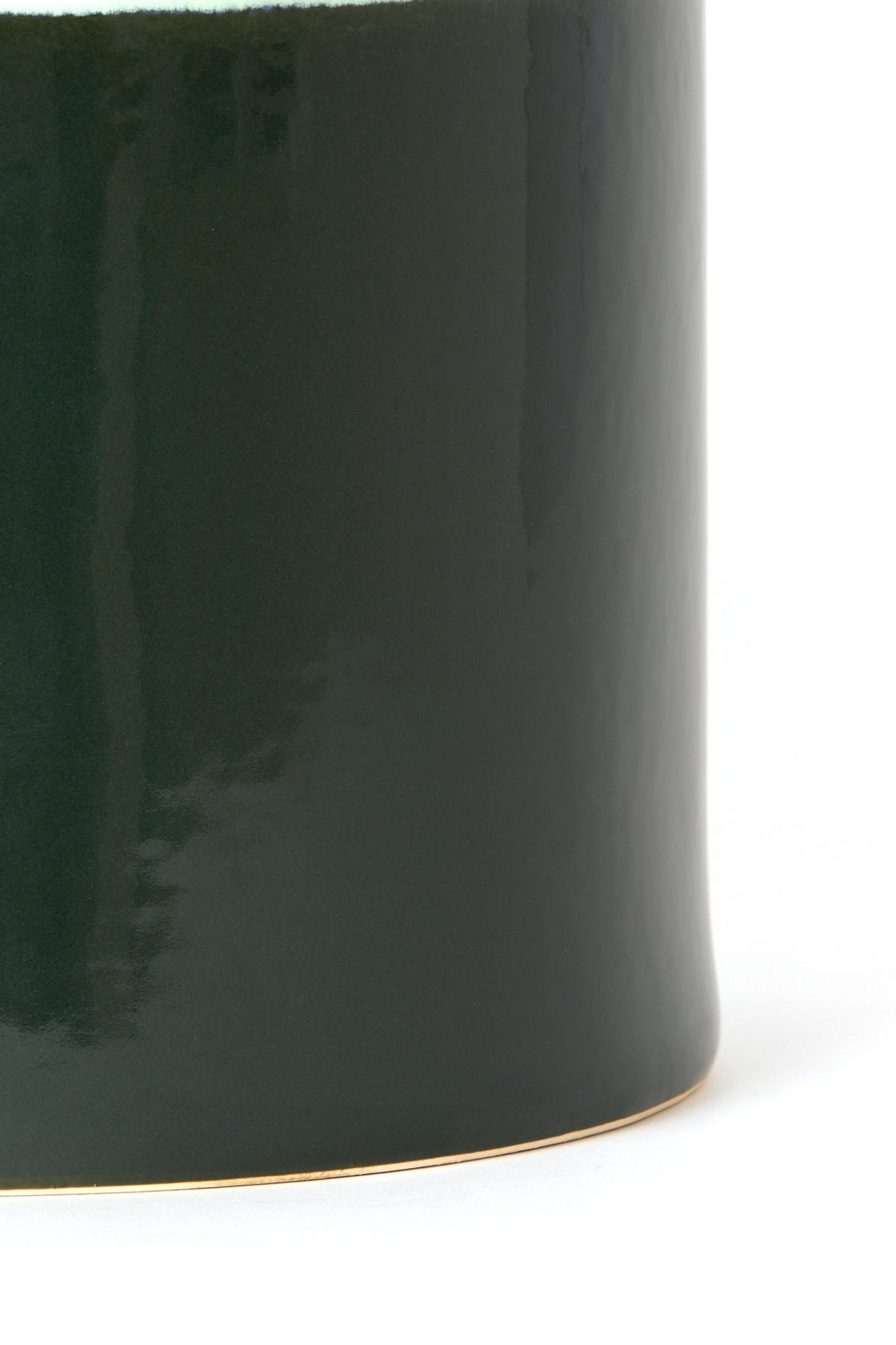 BEISTELLTISCH Mooca Grün Ø33/44 cm - Grün, Keramik (33/33/44cm) - Light & Living