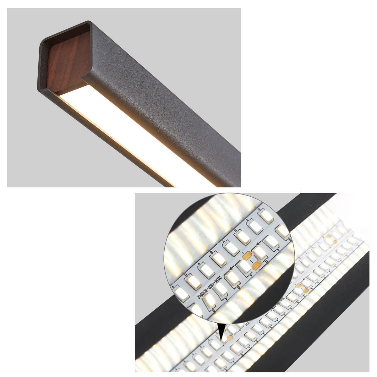 HÄNGELEUCHTE Haleq 1.6/4.6/138 cm - Schwarz, Metall (148/5/138cm) - ZMH