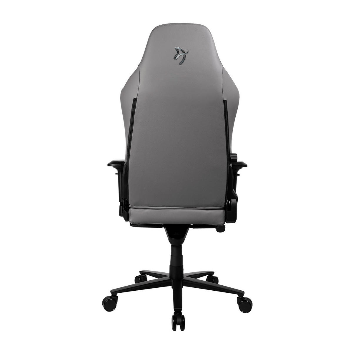 GAMINGSTUHL Primo Premium Leder Anthrazit - Anthrazit/Schwarz, Leder/Metall (74/135/52cm) - Arozzi