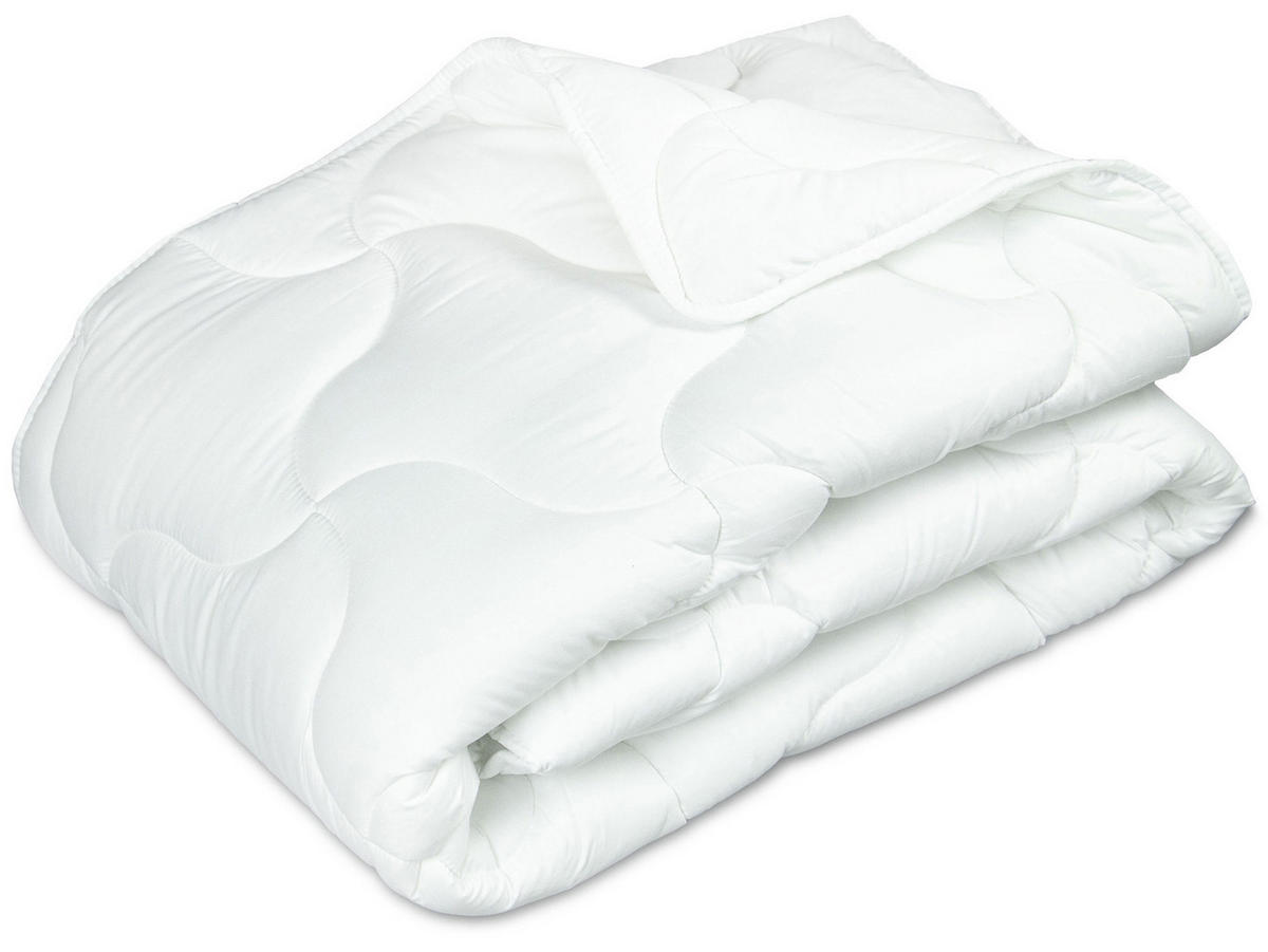 BETTDECKE, 100% Polyester - Weiß, Textil (135/200cm) - Zollner