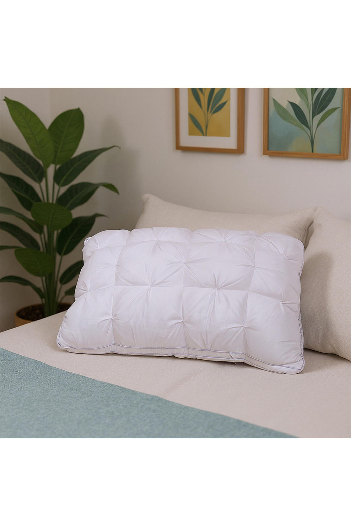 KISSENINLETT aus Polyester Weiß Reißverschluss Strapazierfähig und Langlebig Vakuumverpackt Pflegeleicht Vielseitig Einsetzbar 74 x 48 cm - Weiß, Textil (74/48cm) - Livingandhome