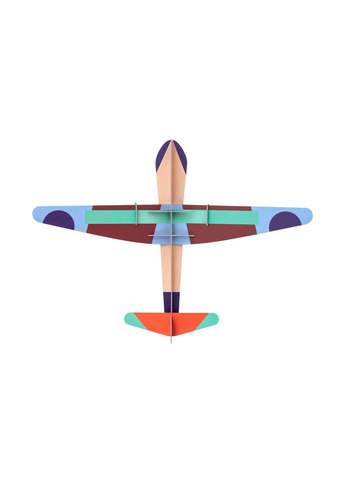 WANDDEKO Leuchts Papierflieg 15/63.5 cm - Multicolor, Wellpappe (15/63.5/86cm) - KUNSTLOFT