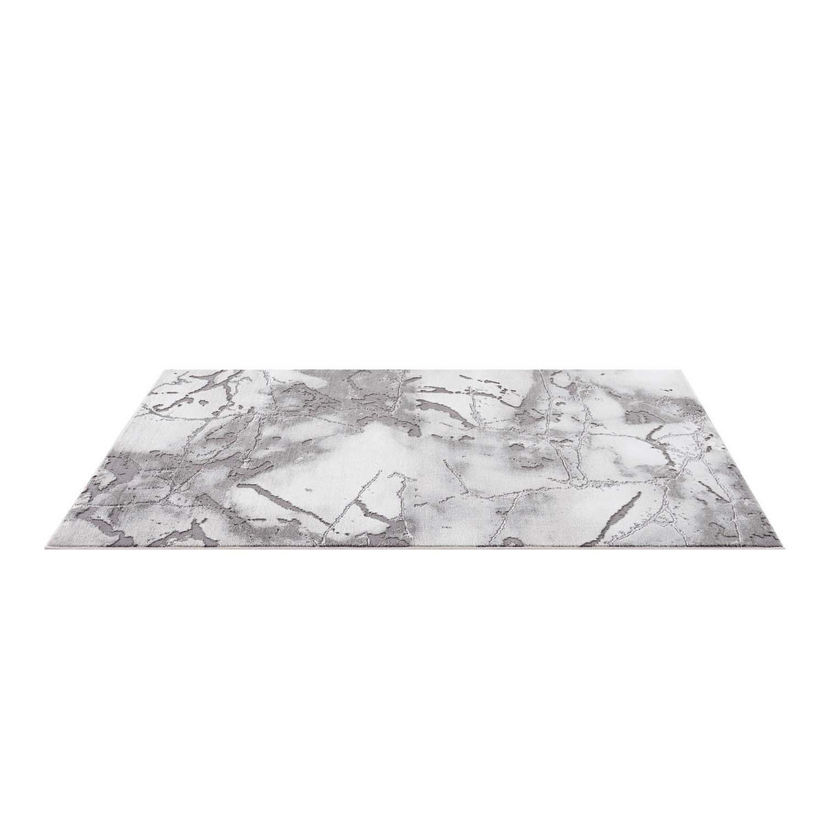 KURZFLOR-TEPPICH Chic 9272 Grau 80x300 cm - Grau, Textil (80/300cm) - carpet city