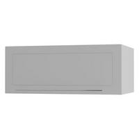 KLAPPHÄNGESCHRANK Kvantum W6B/90 Dust Grey Matt / Weiß Matt 90 / 59 / 36cm - Weiß/Grau, Holz/Holzwerkstoff (90/36/59cm) - Feldmann-Wohnen