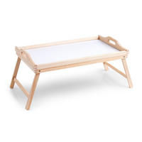 FRÜHSTÜCKSTISCH Tablett mit Beinen Beige 51/32/24,5 cm - Beige, Holz (32/24.5/51cm) - ZELLER