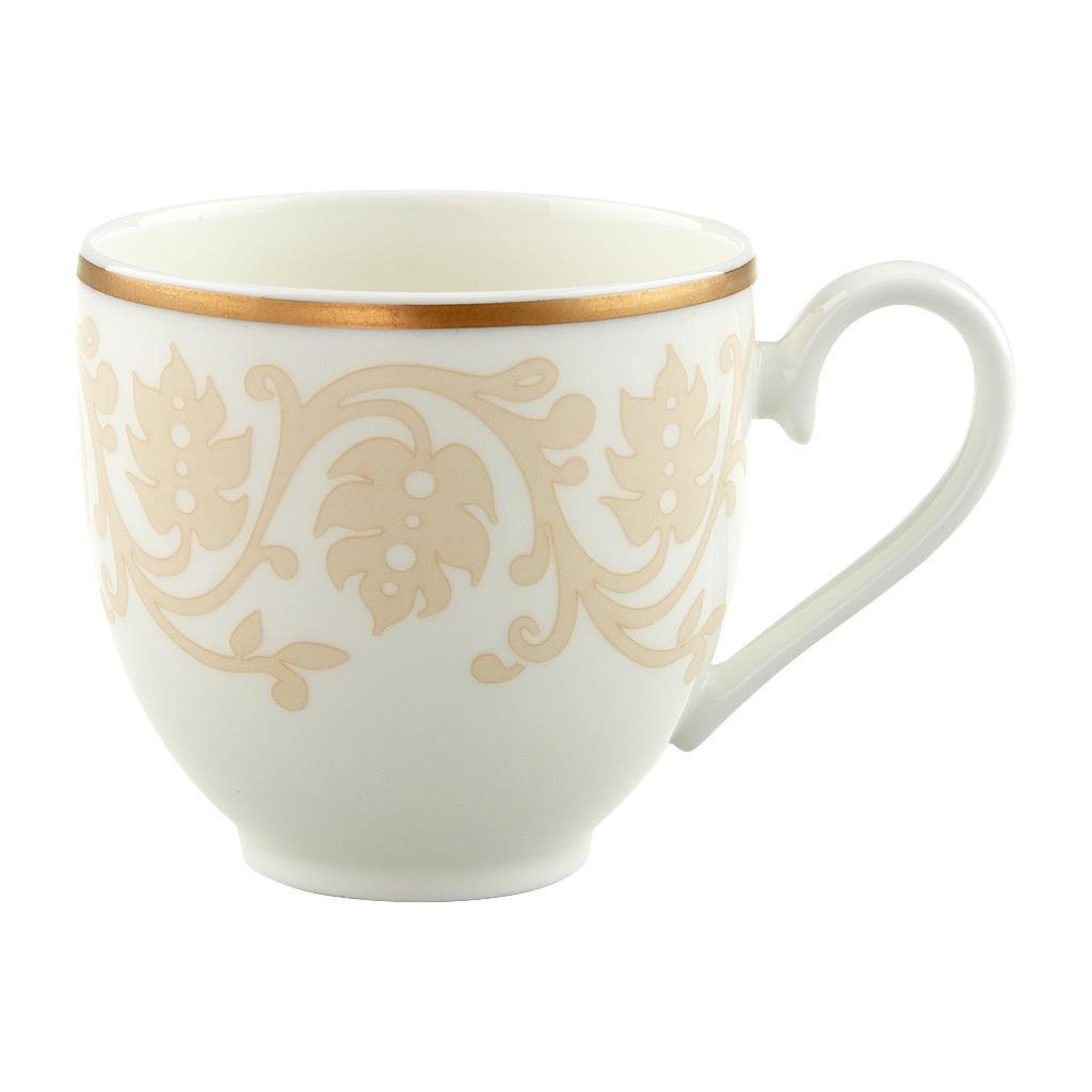 ESPRESSOOBERTASSE Ivoire weiß-gold 70 ml - Goldfarben/Weiß, Keramik (0.07L) - Villeroy & Boch