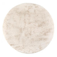 TEPPICH Eddy elfenbein diameter 160 cm - Weiß, Textil (160/160cm) - Vivaraise