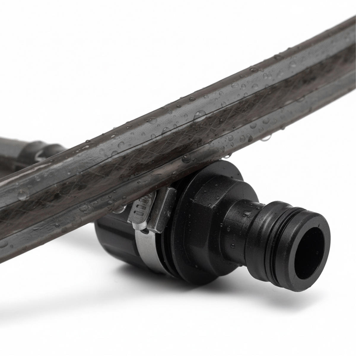 BEWÄSSERUNGSSCHLAUCH - Schwarz, Kunststoff (3.5cm) - Relaxdays