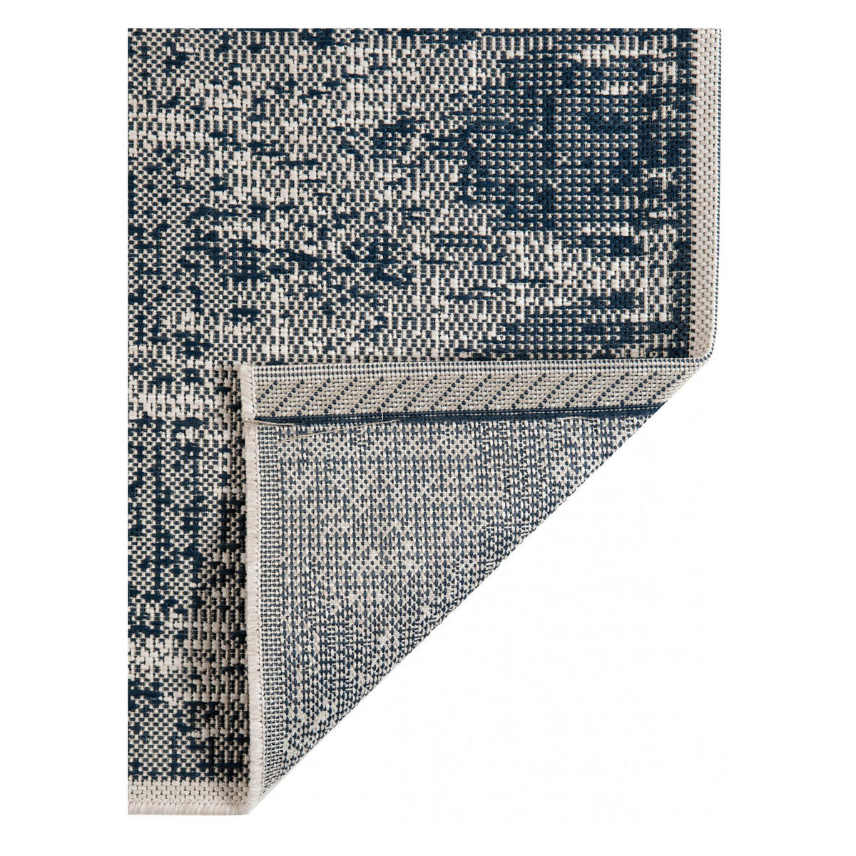 TEPPICH Tessa marine 60 x 110 cm - Dunkelblau, Textil (60/110cm) - Vivaraise