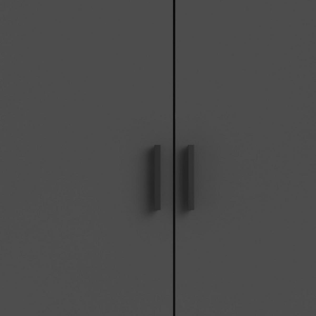 KLEIDERSCHRANK Grau - Grau, Holzwerkstoff (147/201/50cm) - ebuy24