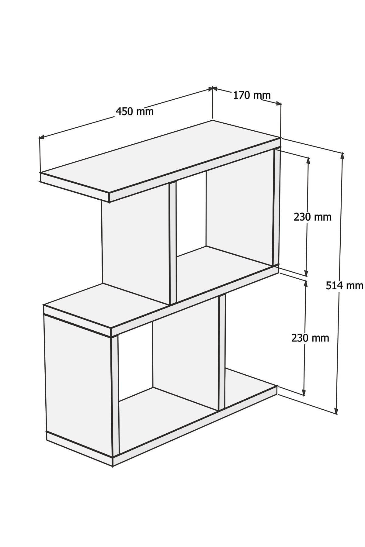 BEISTELLTISCH 17/51,4/17 cm - Naturfarben, Holzwerkstoff (23/17/51.4cm) - Calicosy