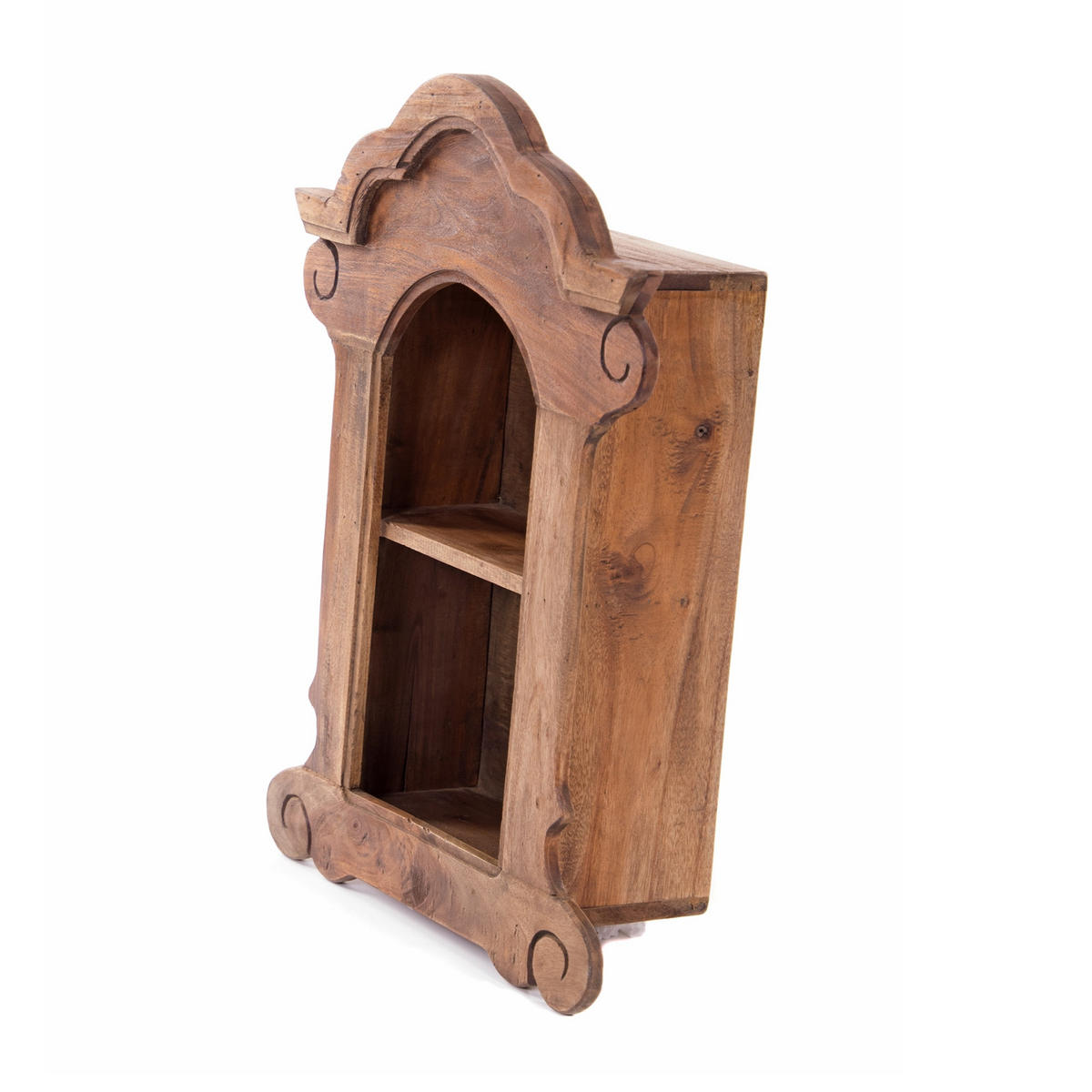 WANDREGAL Anello Mahagoni Holz naturfarben - Naturfarben, Holz (47/62/16cm) - DESIGN DELIGHTS