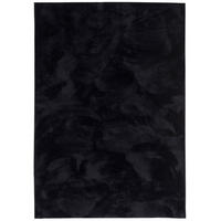 FELLTEPPICH SUPER SOFT PEARL - Schwarz, Textil (140/200cm) - Pergamon