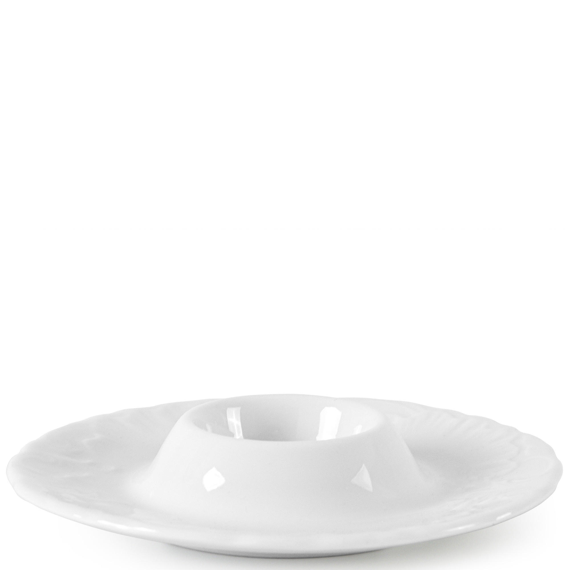 EIERBECHER Cmielow Rococo 6-tlg - Weiß, Keramik (20/3/20cm) - KONSIMO®