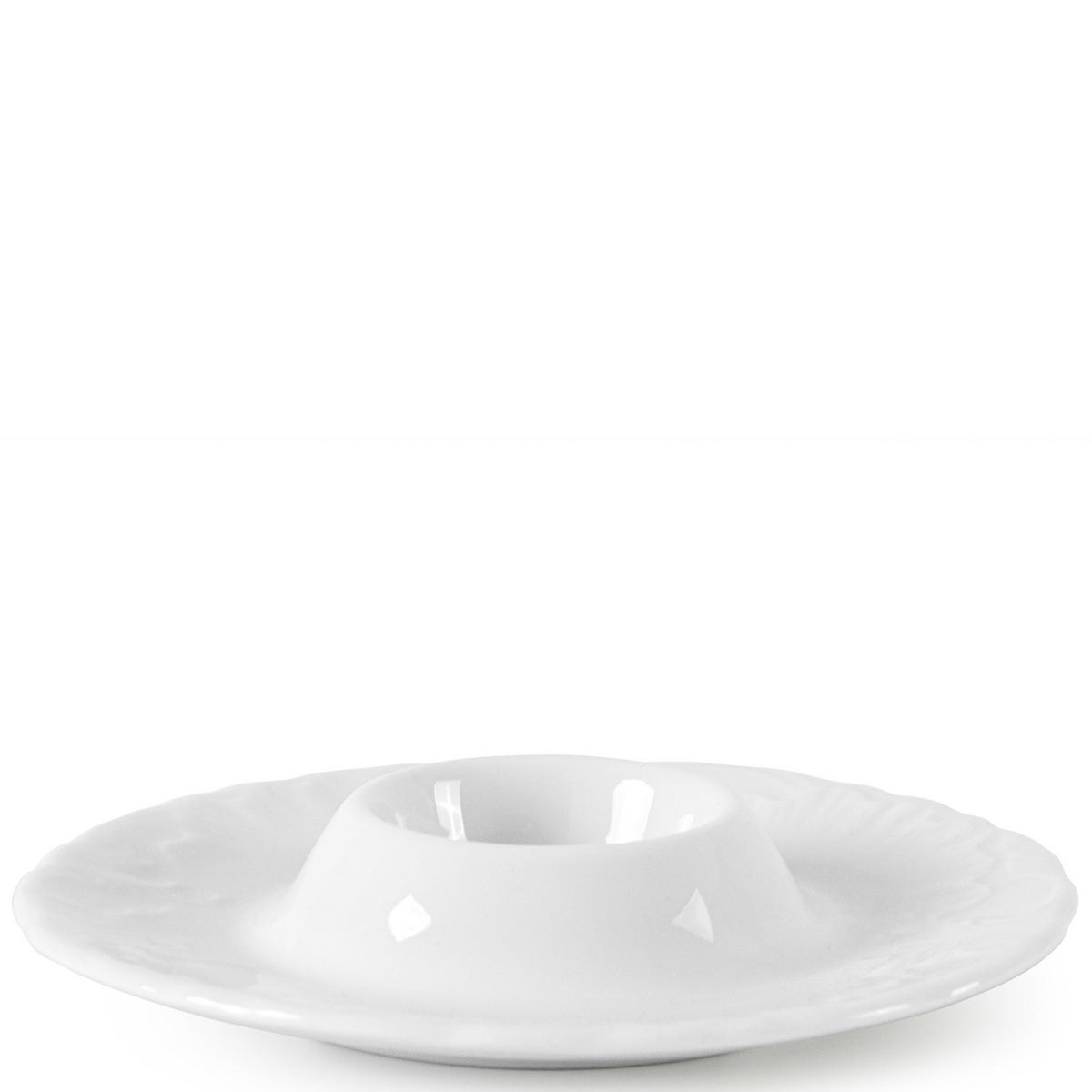 EIERBECHER Cmielow Rococo 6-tlg - Weiß, Keramik (20/3/20cm) - KONSIMO®