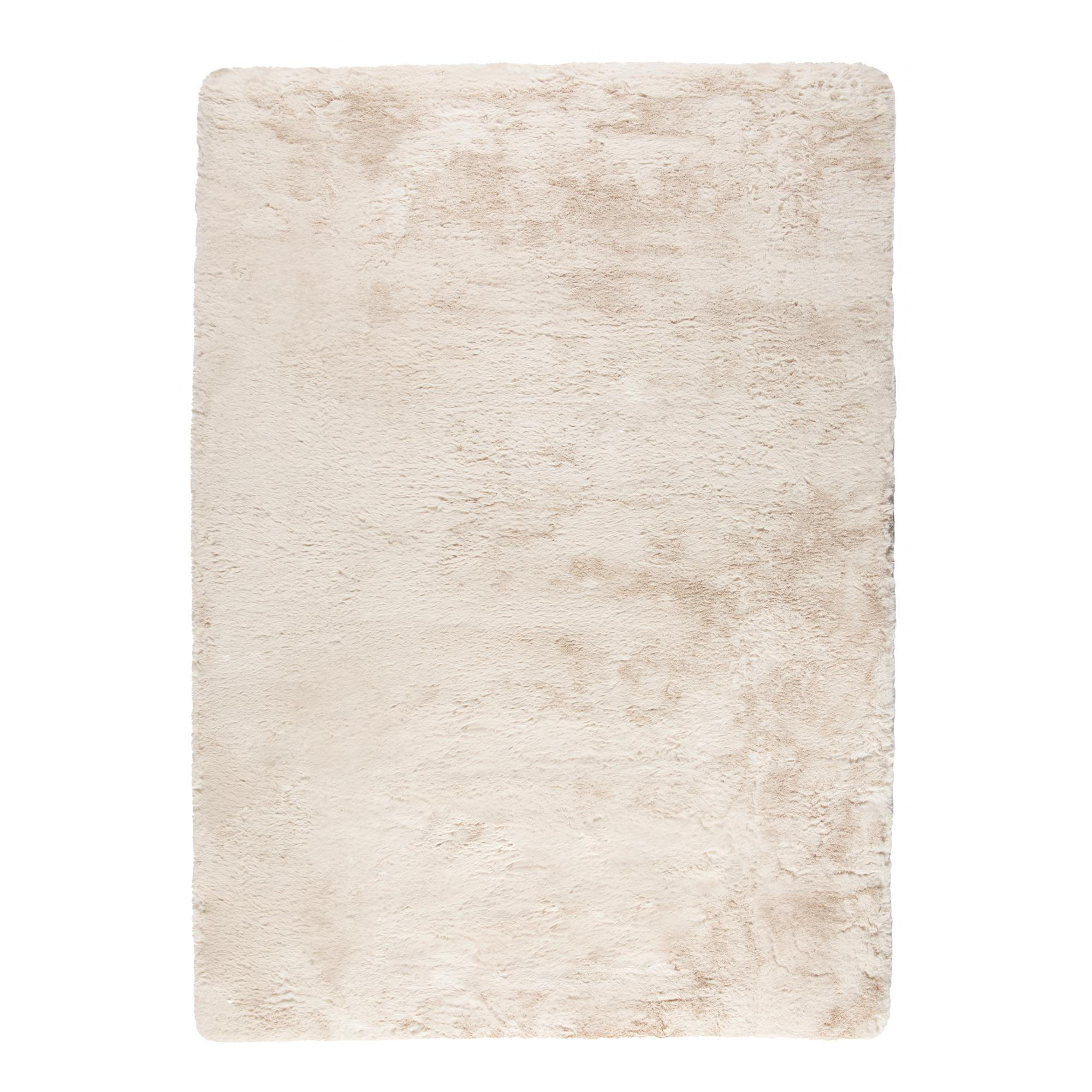 TEPPICH Eddy elfenbein 120 x 170 cm - Weiß, Textil (120/170cm) - Vivaraise