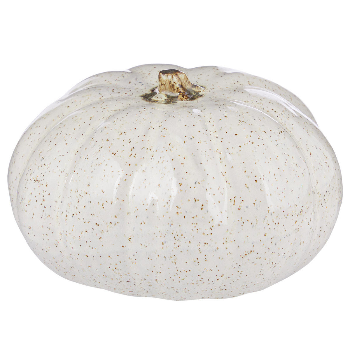 DEKO-KÜRBIS PUMPKIN - Creme, Keramik (16/10/16cm) - BUTLERS