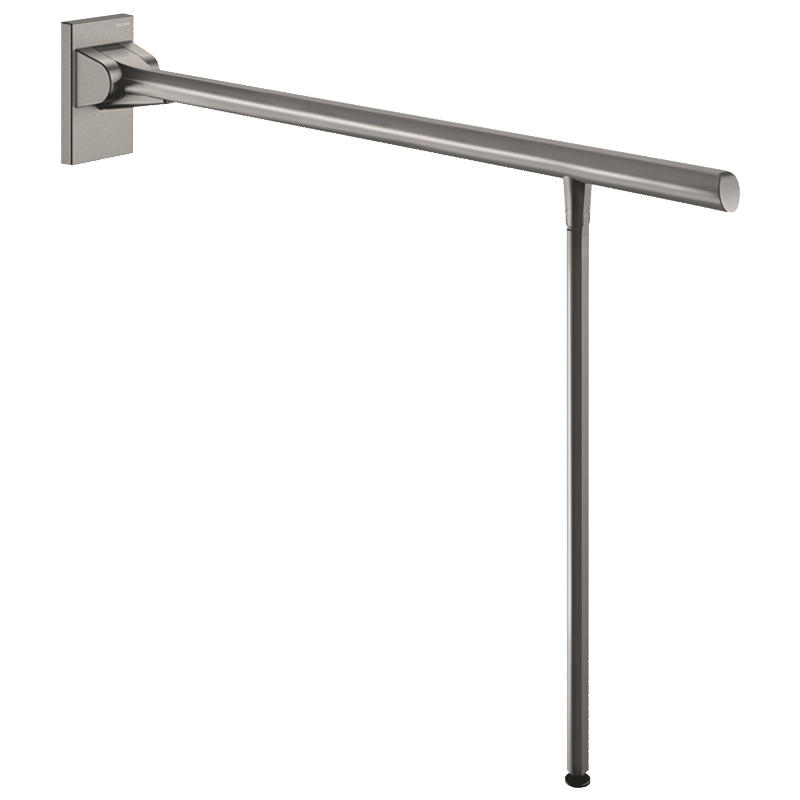 STÜTZKLAPPGRIFF Be-Line mit Fuß D42 L.850 Aluminium anthrazit - Anthrazit, Metall (15/13/99cm) - Delabie