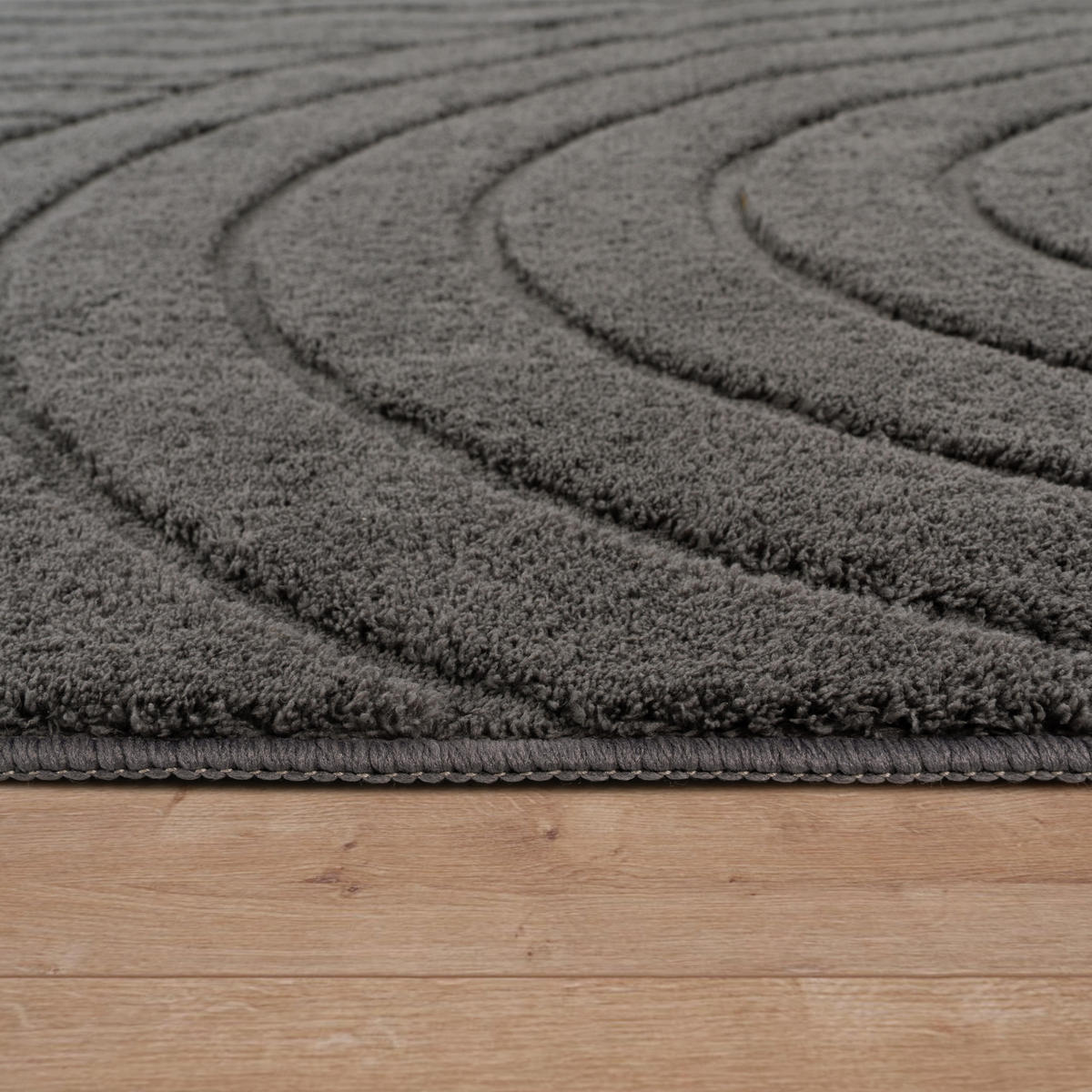 HOCHFLORTEPPICH 240/340 cm Tokio 471 - Anthrazit, Textil (240/340cm) - Paco Home