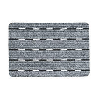 FUSSMATTE AUßEN PERFO RIPS - Grau, Textil (40/60cm) - Astra