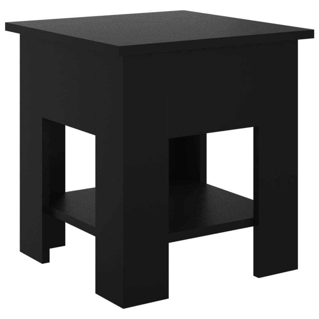 COUCHTISCH Schwarz 40x40x42 cm Holzwerkstoff - Schwarz, Holzwerkstoff (40/40/42cm) - furnicato