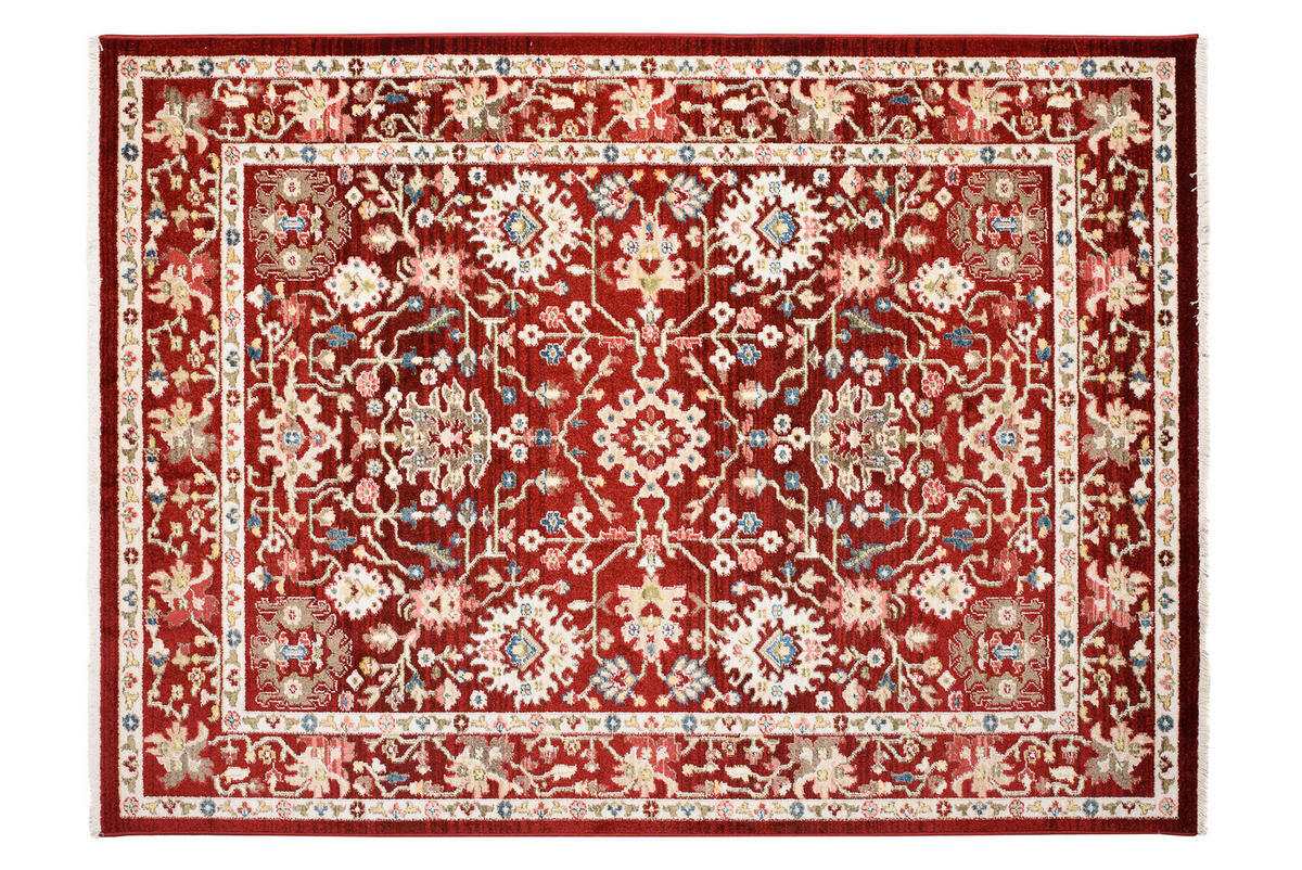 TEPPICH RIVIOLI Rot 160/225 cm - Rot, Textil (160/225cm) - Tapiso