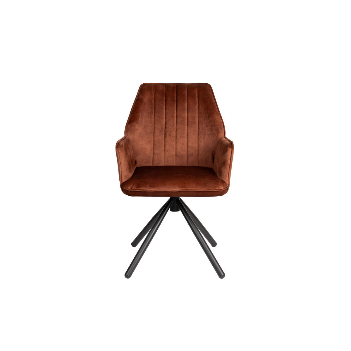 ESSZIMMERSTUHL Jamie Braun - 2 er Set - Braun, Textil (56/90/61cm) - Housecraft Living