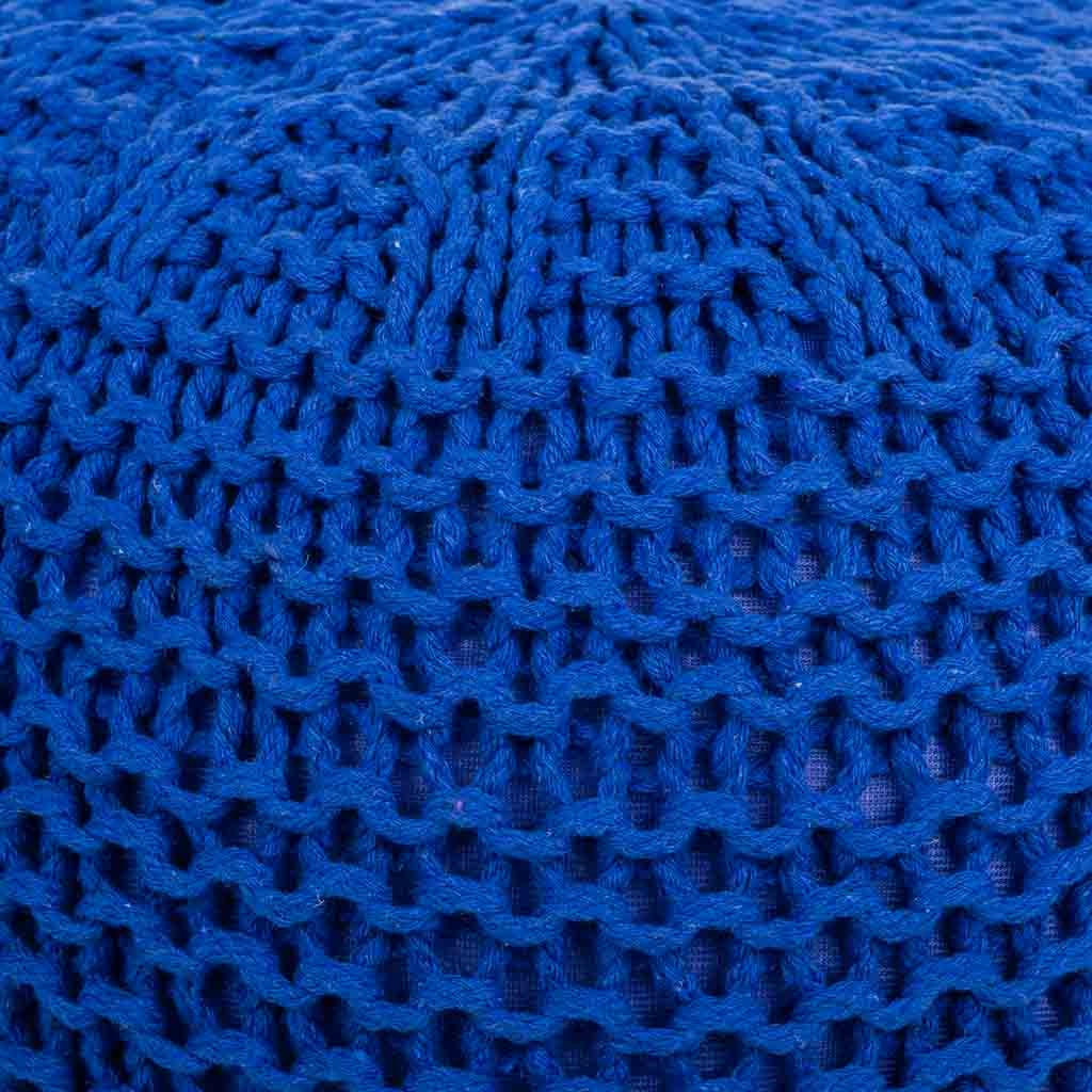 Thumbnail - Wanderlust Pouf, Blau, Textil, 38x28x38 cm, Wohnzimmer, Hocker, Poufs