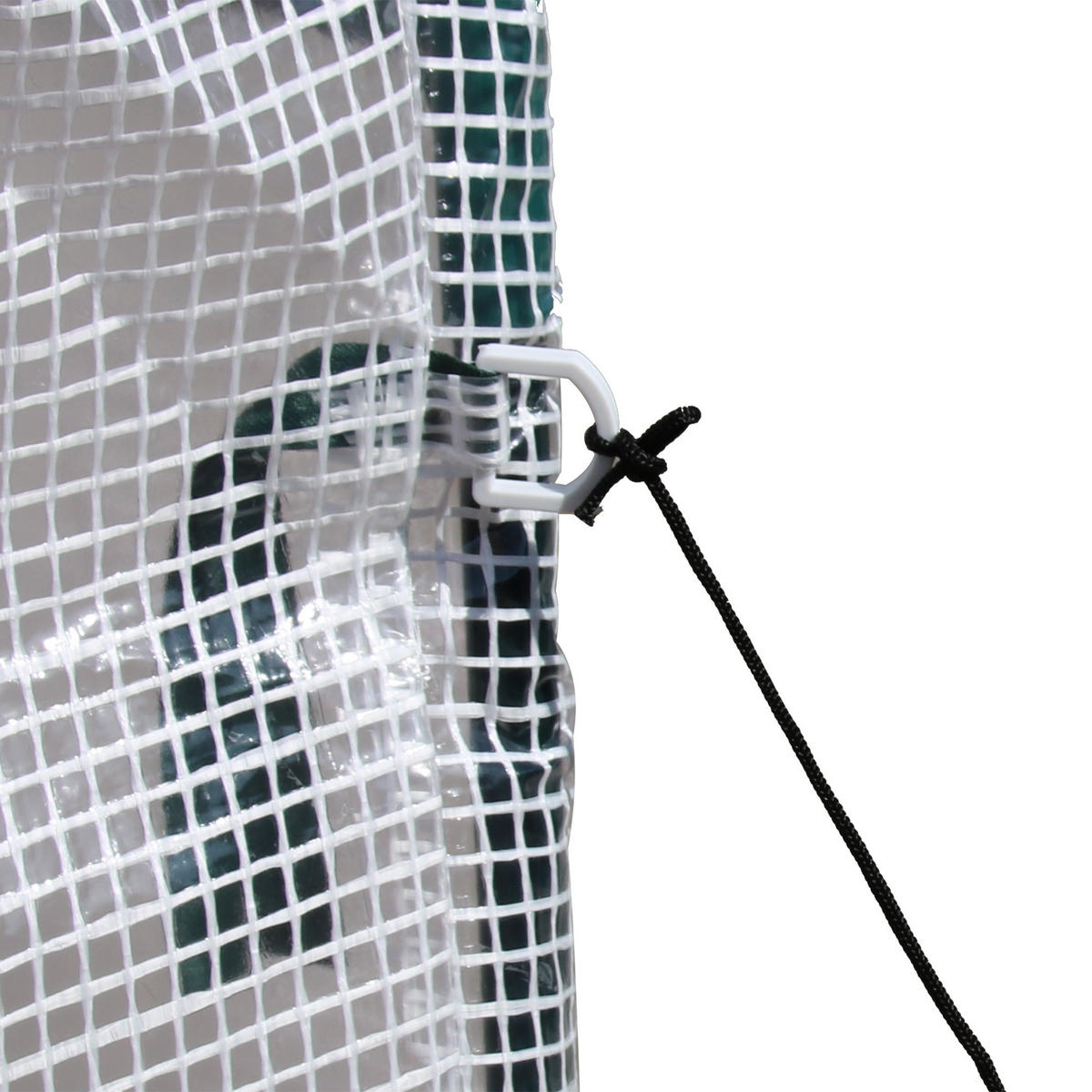 GEWÄCHSHAUS DE-11924 mit 2 Etagen & Tür Weiß - Weiß, Kunststoff (143/195/143cm) - ComfortXL