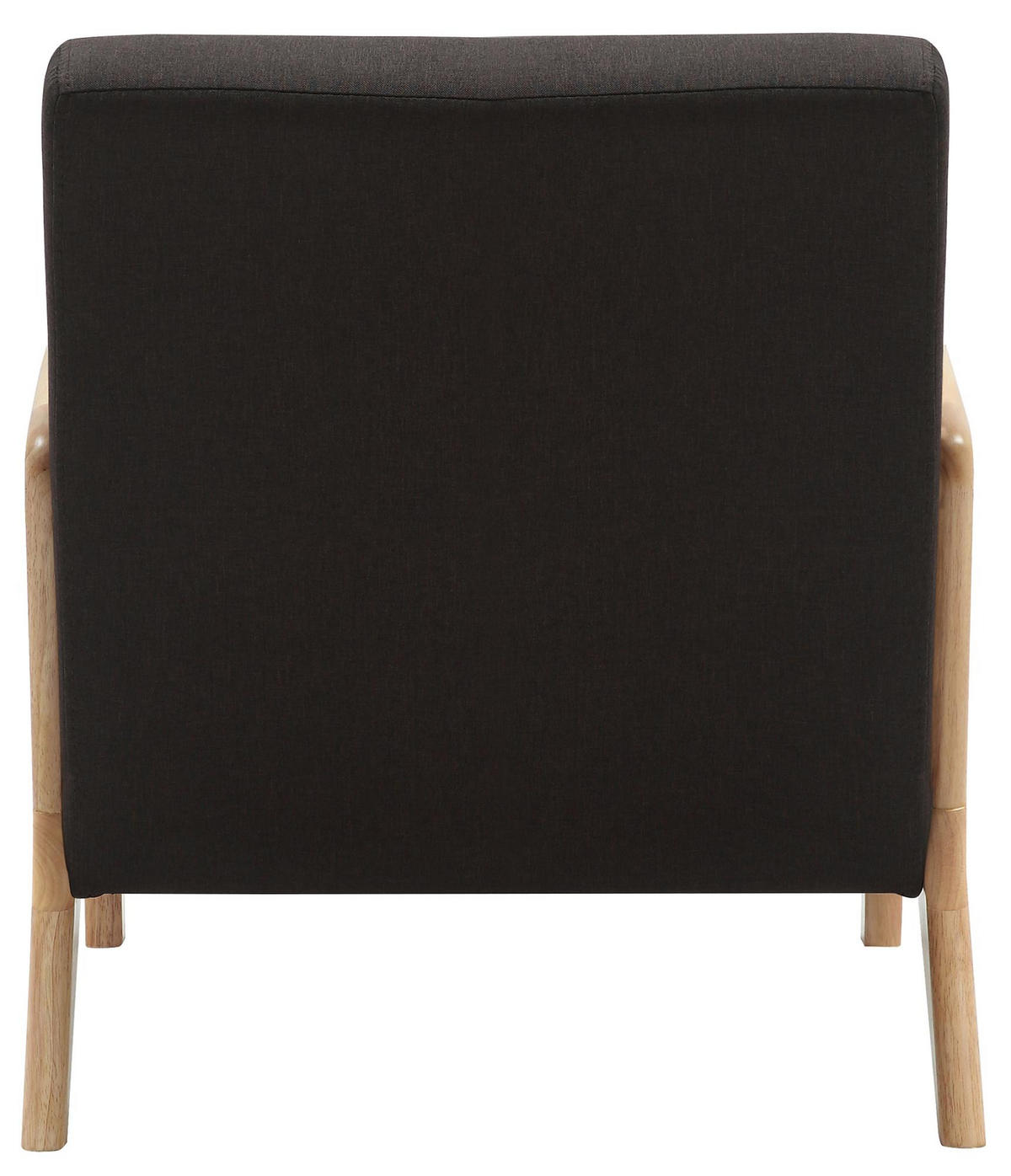 SESSEL Holz braun - Eukalyptusholzfarben/Braun, Holz/Textil (64/74/80cm) - CLP