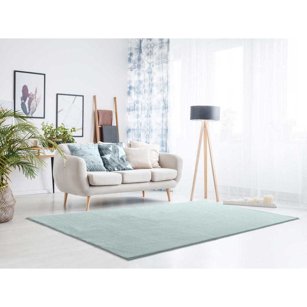 Thumbnail - Atticgo Webteppich, Blau, Textil, Mode, Rechteckig, 120x170 cm, Oeko-Tex® Standard 100, waschbar, Teppiche & Böden, Tepp...