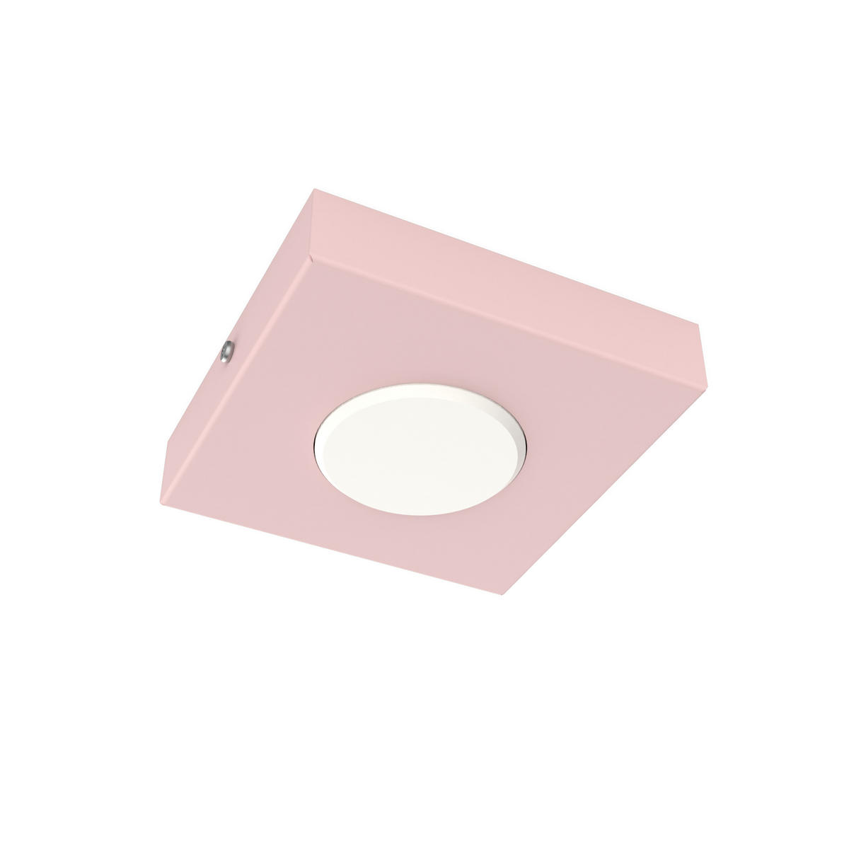 DECKENLEUCHTE - Pink, Metall (15/15/4cm) - Lumicom