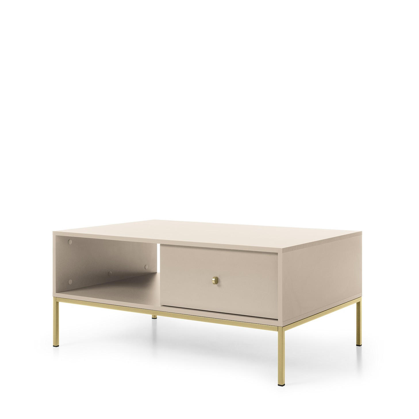 COUCHTISCH MONDO 103,5/46,2/68 cm Beige - Beige, Holzwerkstoff (68/103.5/46.2cm) - MASSENO