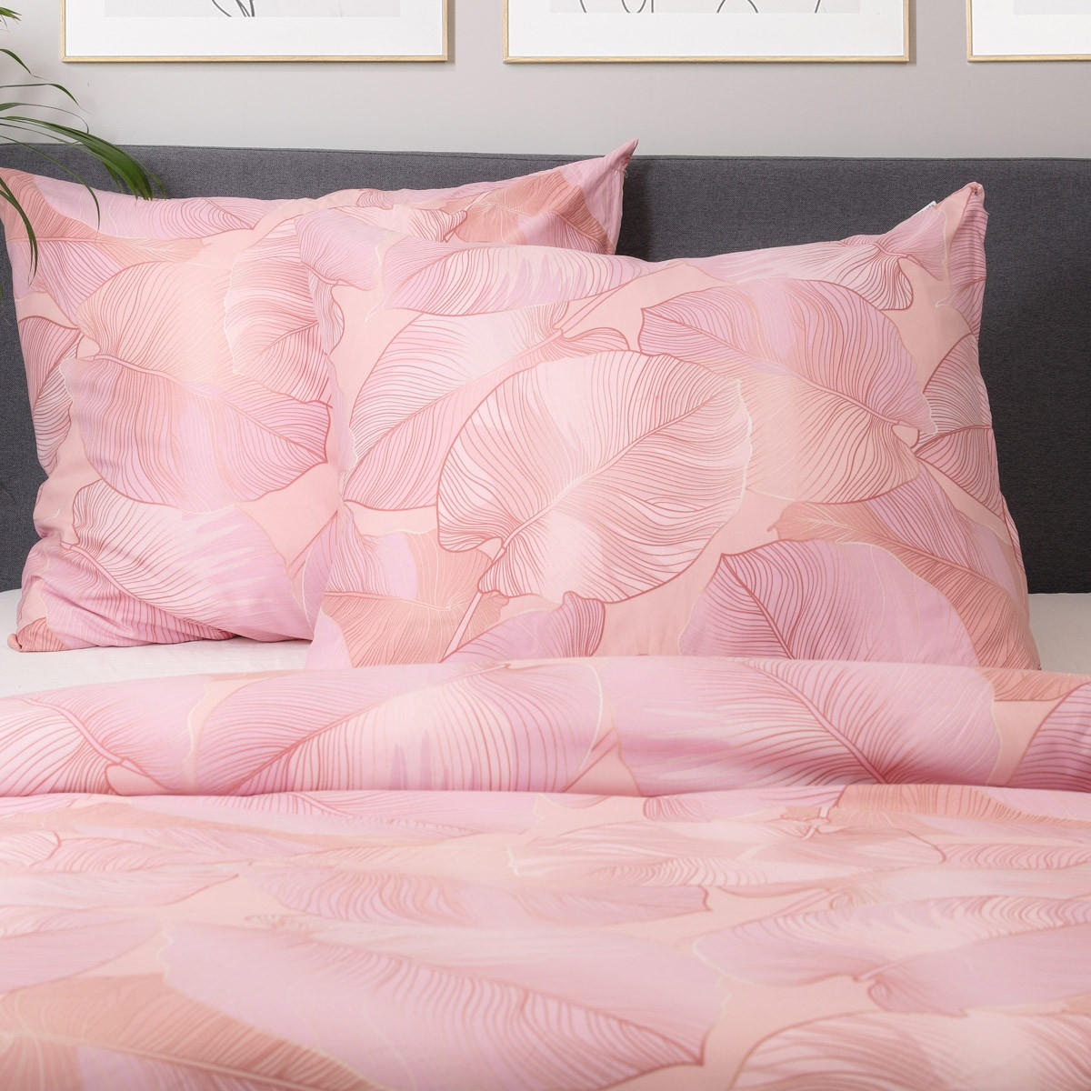 BETTWÄSCHE Gallo rosa 160/200 cm - Rosa, Textil (160/200cm) - Homla