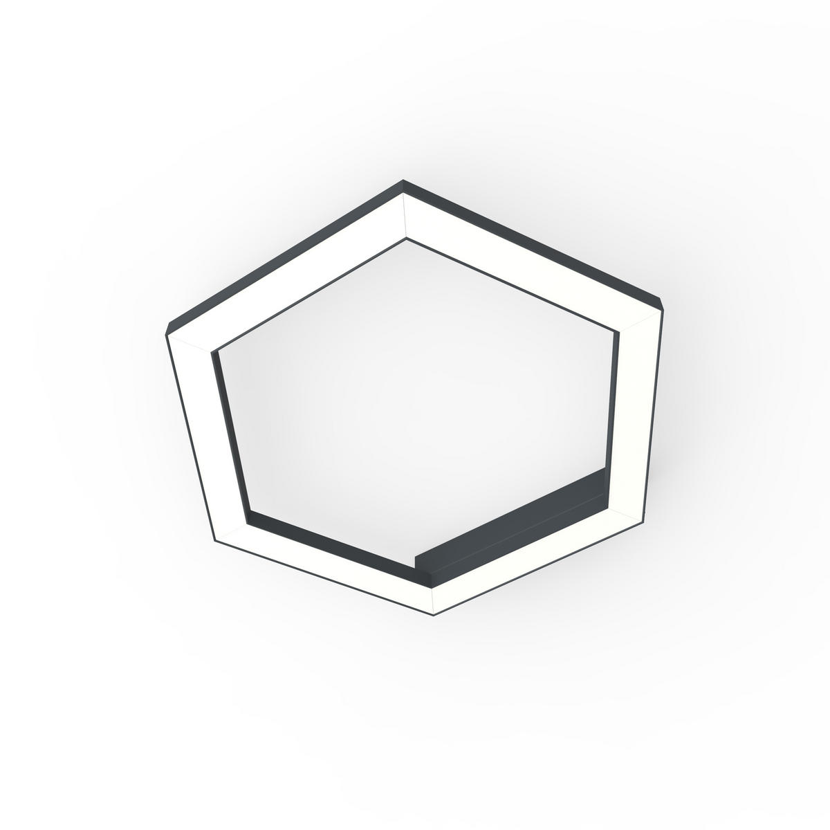 LED-DECKENLEUCHTE - Blau, Metall (1.6/3/40cm) - Lumicom