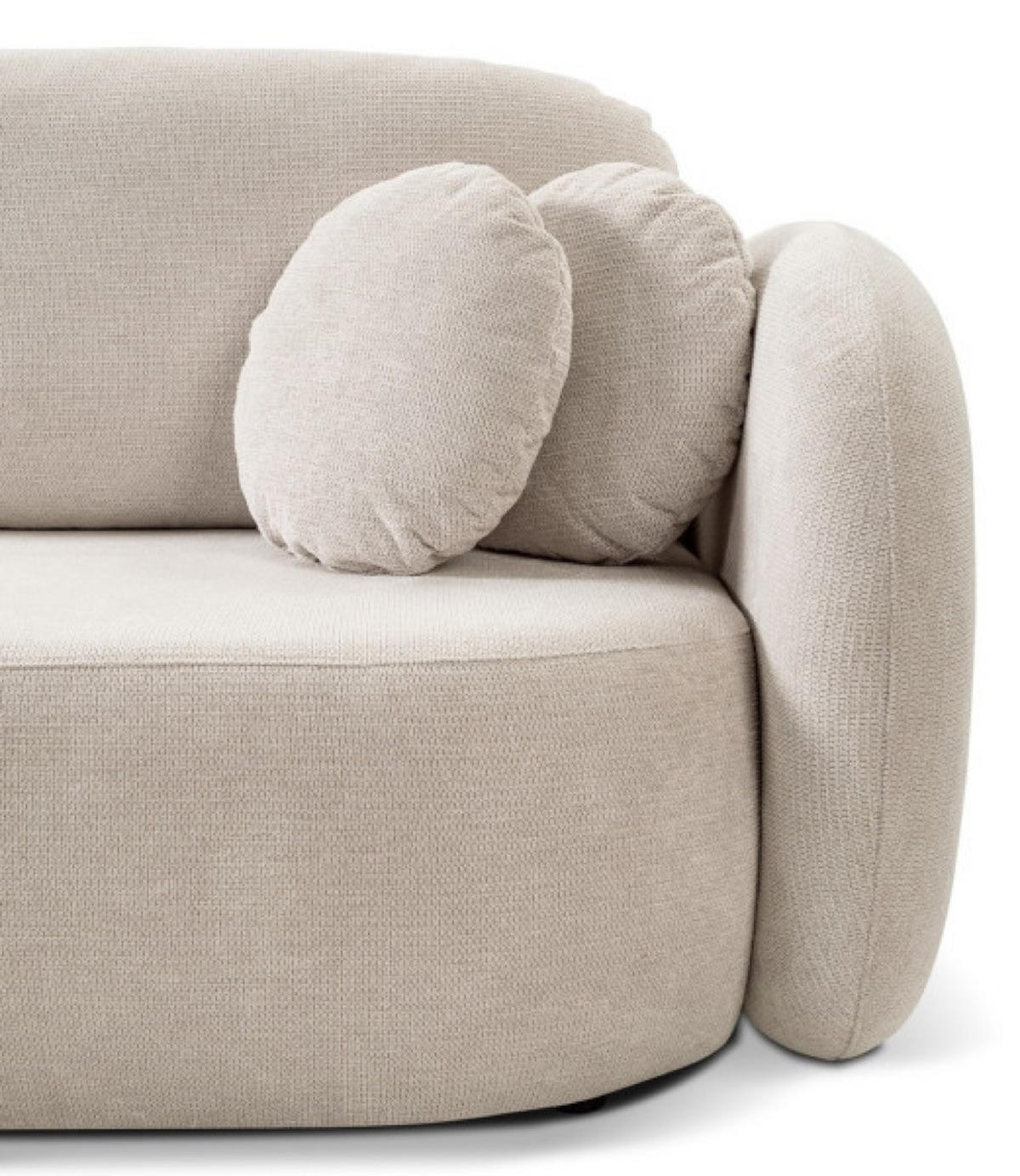 ECKSOFA Beige OLIVIO Ausziehbar Links - Beige, Naturmaterialien (248/174cm) - Sepro Meble